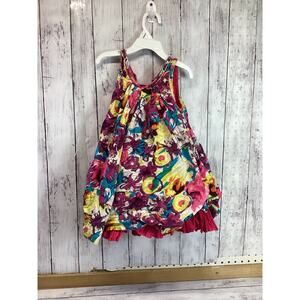 Eliane et Lena Girl Multicolored Sleeveless Toddler Summer Dress Size 3T